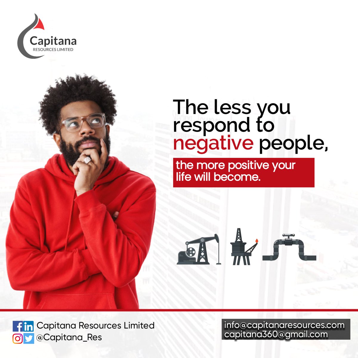 Capitana_Res's tweet photo. The less you respond to Negative people, the more positive your life will become.
Do have a great week ahead!!
.
.⁣
.⁣
.⁣
#happymonday #happymondayeveryone #mondaymorning #mondayvibe #motivationalmonday #mindsetmonday #monday https://t.co/WCGmSdC93n