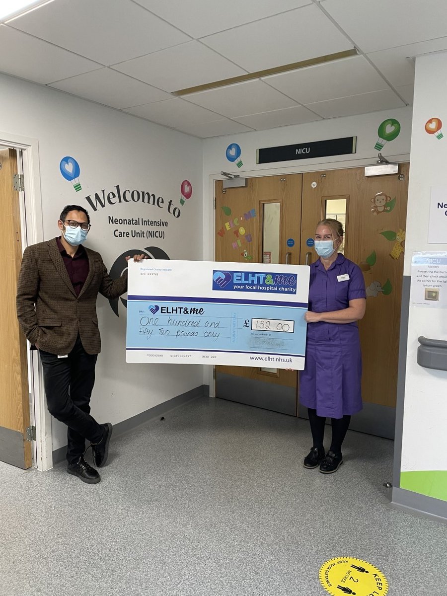ELHTandMe's tweet photo. Consultant Neonatologist, Dr Amitava Sur celebrated his 40th Birthday two weeks ago. He chose to set up a Just Giving page to allow people to donate to #ELHTandMe. Thank you Dr Sur for making your Birthday extra special this year by choosing to support your Trust's charity 🎈 https://t.co/mTOY4pHtxi