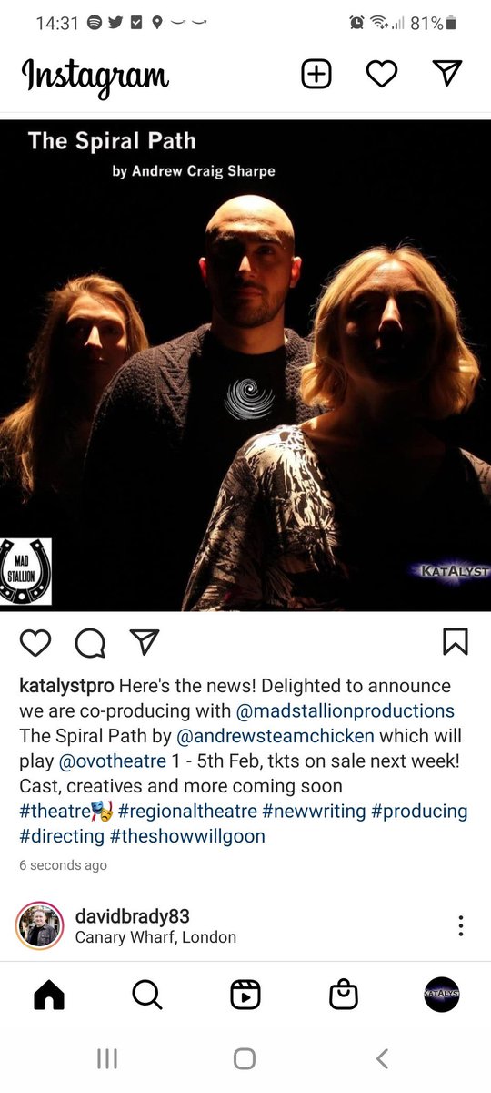 LauraSociety's tweet photo. #PaulManuel is Harry and Harry waits. He’s been waiting a long time. He’s good at waiting. Every day he takes tea at the Nightingale Cafe and waits and waits. He waits on the #SpiralPathPlay for the other half of his soul @OVOtheatre from 1st Feb https://t.co/k9Z8qU4fQf https://t.co/DecpQiCFLZ