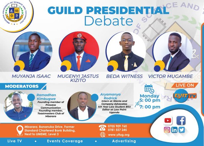 Today we shall have the MUST GUILD PRESIDENTIAL debate at 5pm
#mustdecides