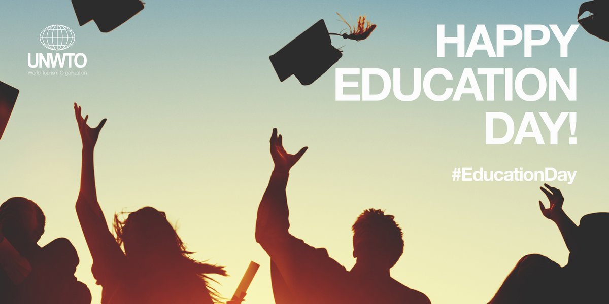 How do we nurture young people's talent ❓ 

Through E-D-U-C-A-T-I-O-N.

Celebrate #EducationDay joining UNWTO training programmes 👩‍🏫

👩‍🎓UNWTO #TourismOnlineAcademy
👩‍🎓UNWTO #StudentsLeague
👩‍🎓UNWTO webinars

➕unwto.org