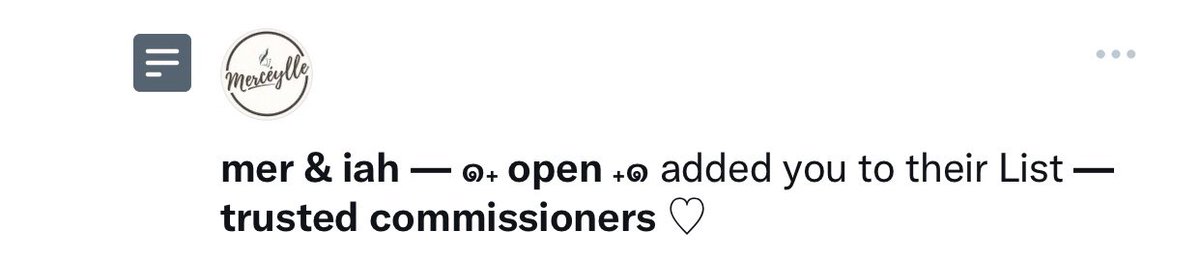 Was browsing through my missed notifications and saw this. Thank you, my @merceyllewrites 🥺✨

One of my fave moots here. Commission her na!! 🙌🏻