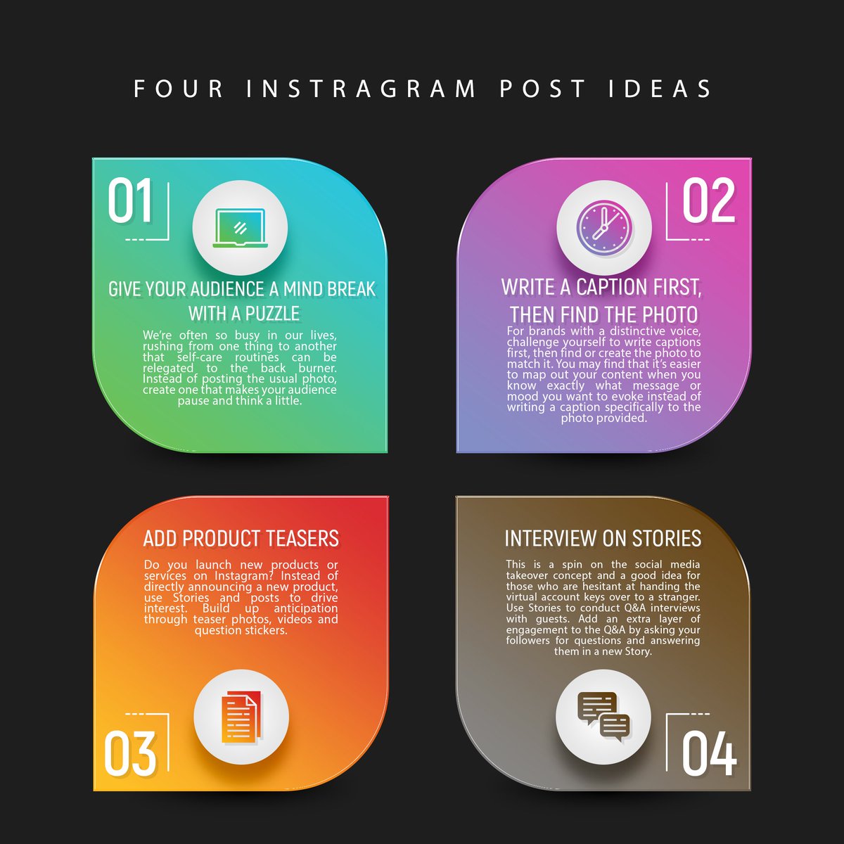 Instagram Post Ideas , #instagram #socialmedia #socuialmediamarketing #marketing #InstagramLive