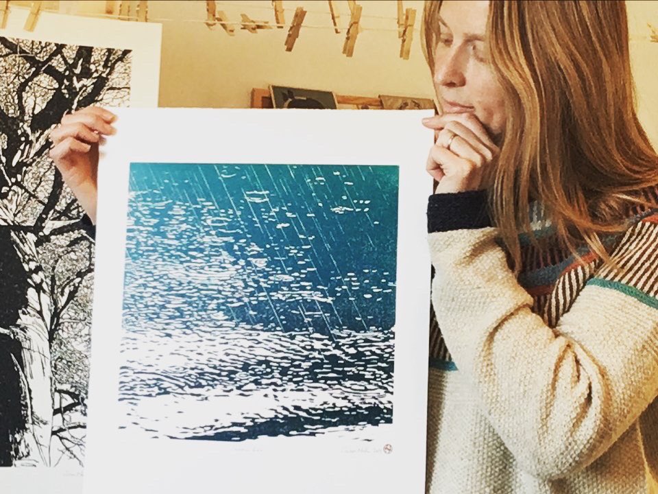 susenoble's tweet photo. Printed some more in the editions of Summer Rain, versions 1&2. The ink’s pretty much dry so can be ordered via @artfinder_com or at https://t.co/f8IOw59atq & https://t.co/zWEKf6JKXn
#ukprintmakers
#saltburnprintmaker
#multiblockprint
#limitededition
#reliefprint
#summerrain https://t.co/kenD03Onmy
