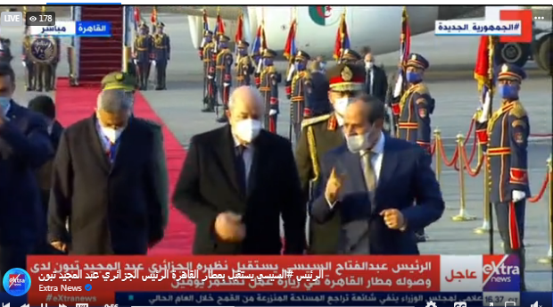 DMagdy92's tweet photo. Algerian president Abdel Mageed #Taboun has arrived at #Cairo on Monday for talks with his counterpart Abd-el Fattah #Elsisi

#Egypt #Algeria https://t.co/o1Daq625v7