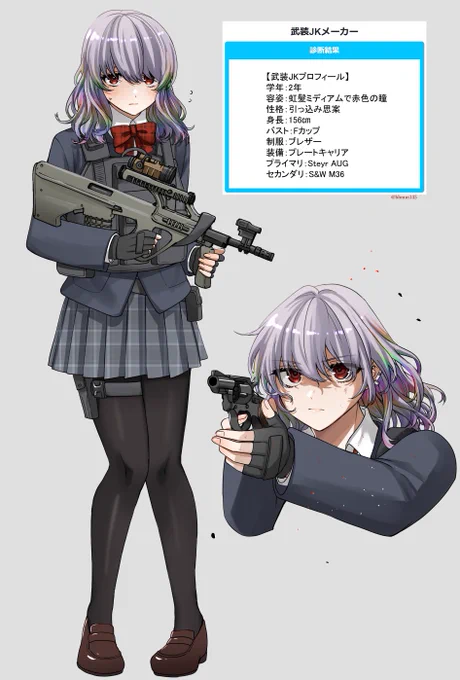 武装JK(ミリ知識ゼロなのでおかしいとこあってもほっといてね) 