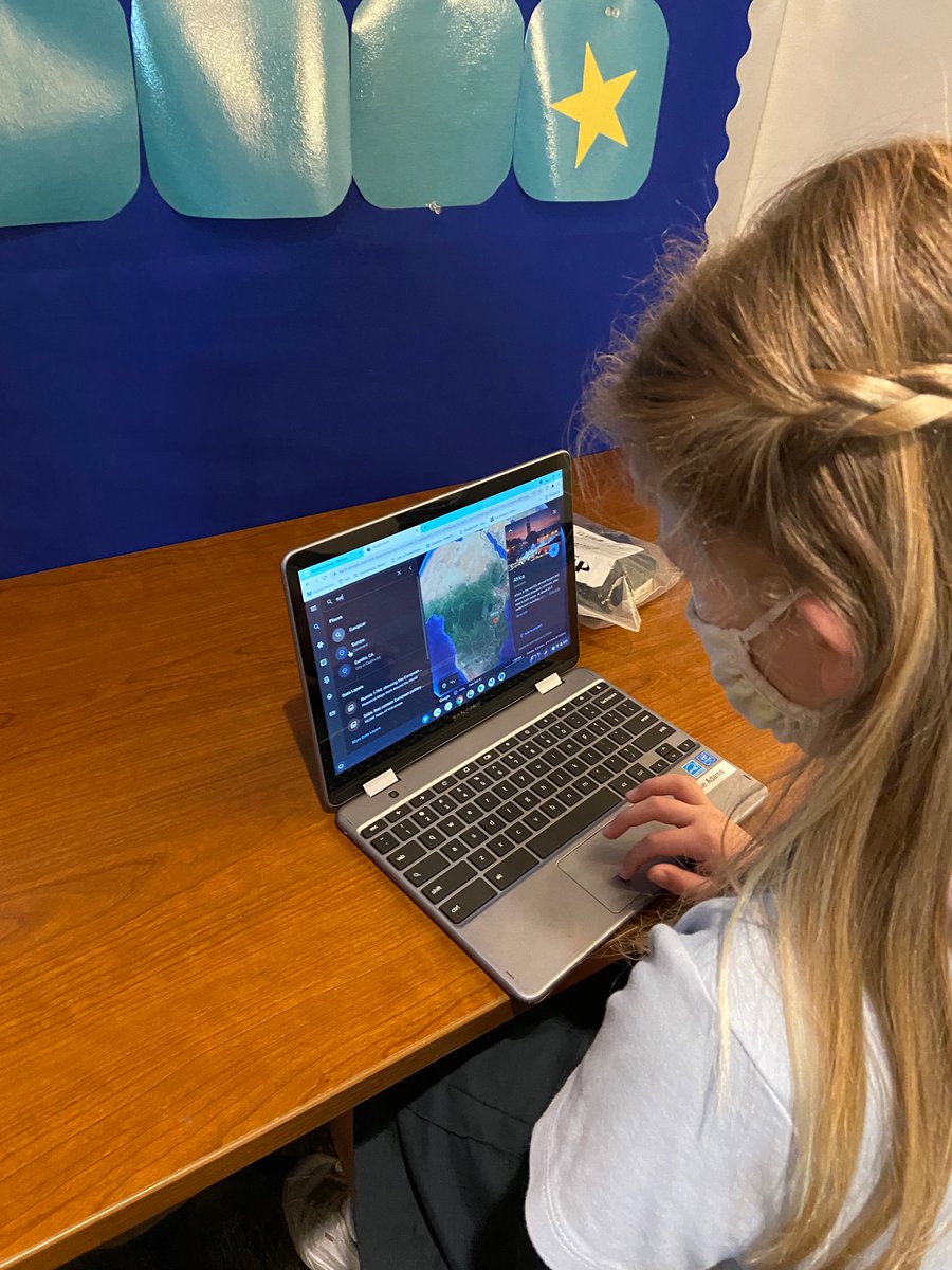 K_Boykins's tweet photo. @MrScott3rdGrade Ss having fun traveling and exploring @googleearth creating a continent book in @Seesaw   #trinitylearns https://t.co/EXSKec5rUu