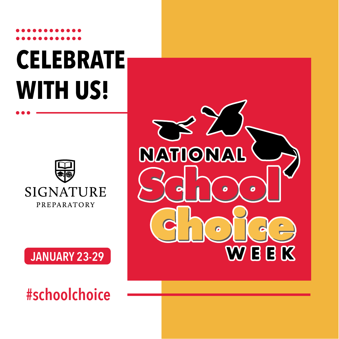 It's National School Choice Week!
Thanks for celebrating with us🍎 ✏️ 
#schoolchoice #nationalschoolchoiceweek #ilovesigprep