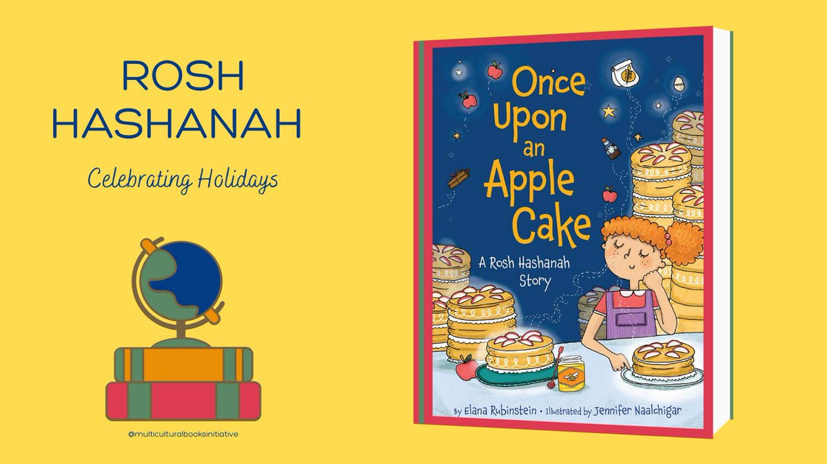 This fast-paced, magical story about a girl who loves to cook, a rival restaurant, and a secret Rosh Hashanah cake recipe, is told in an illustrated chapter book format. 

#elanarubinstein @naalchidraws @AHPress #jewishfood #roshhashanah #kidlit #kidlitart #beinclusivema
