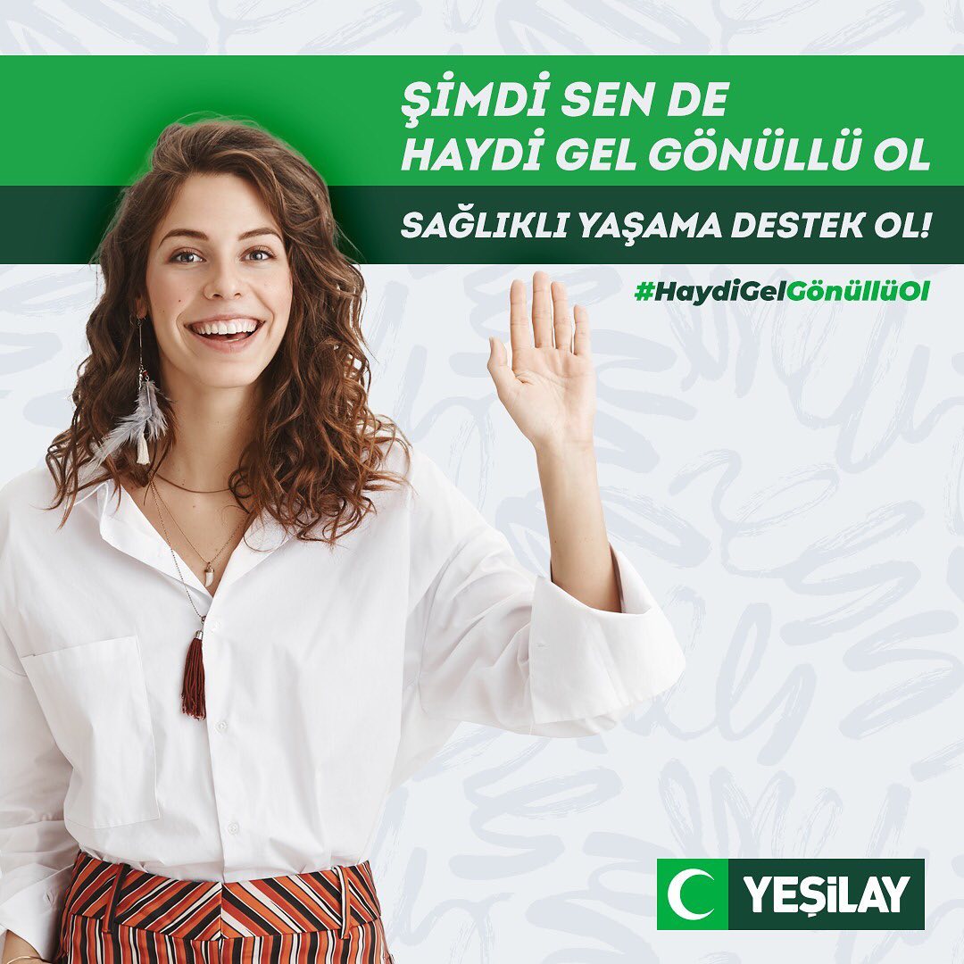 Sağlıklı ve bağımsız bir gelecek için şimdi sen de Yeşilay Gönüllüsü ol!
Birlikte daha güçlüyüz; #haydigelgönüllüol

📌link bio'da!

#Yeşilay #yeşilaygönüllüsüyüm