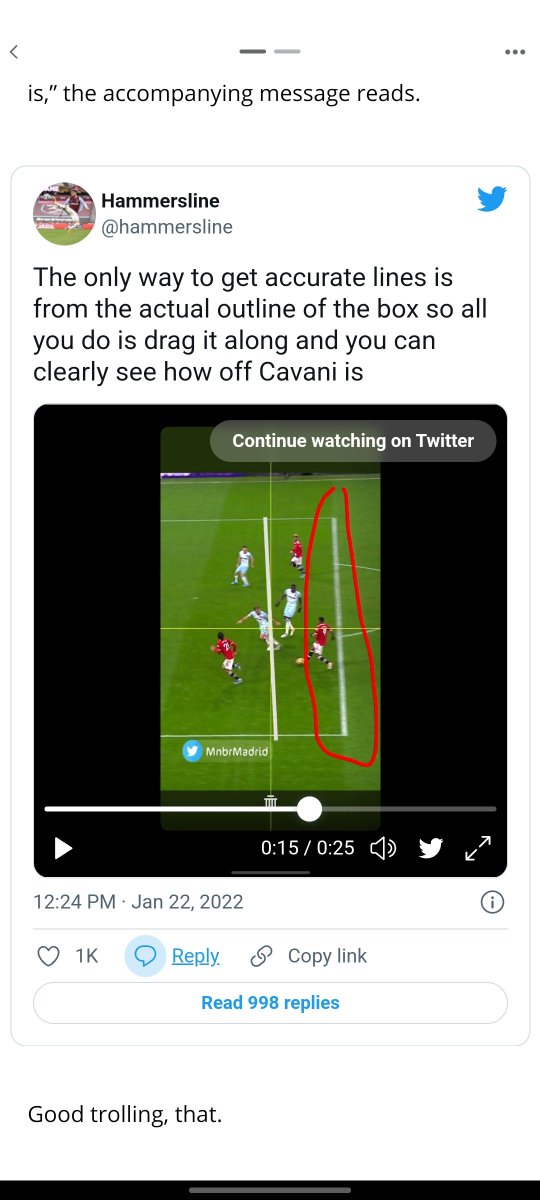 Psosa333's tweet photo. @hammersline From ur own video ! Drag that line straight mate https://t.co/qv2rTDMSR6