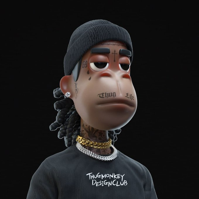 🎁#NFTGiveaway🎁

✨1x ThugMonkey Design Club NFT✨

1⃣Follow @ThugMonkeyDC
2⃣❤️&amp; RT
3⃣Tag 3 Friends
4⃣Join Discord: discord.gg/dH7u3xkUDc

Winner announced in Discord January 25th

#NFTCommunity #SolanaNFT #Solana