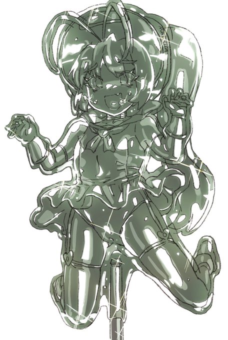 樹脂固めの光沢を増やしました 