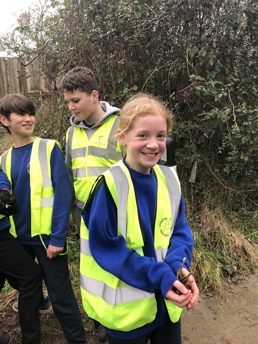 Year 6 at Stanton Drew got the chance to plant snowdrops today to go with the daffodils from last year.