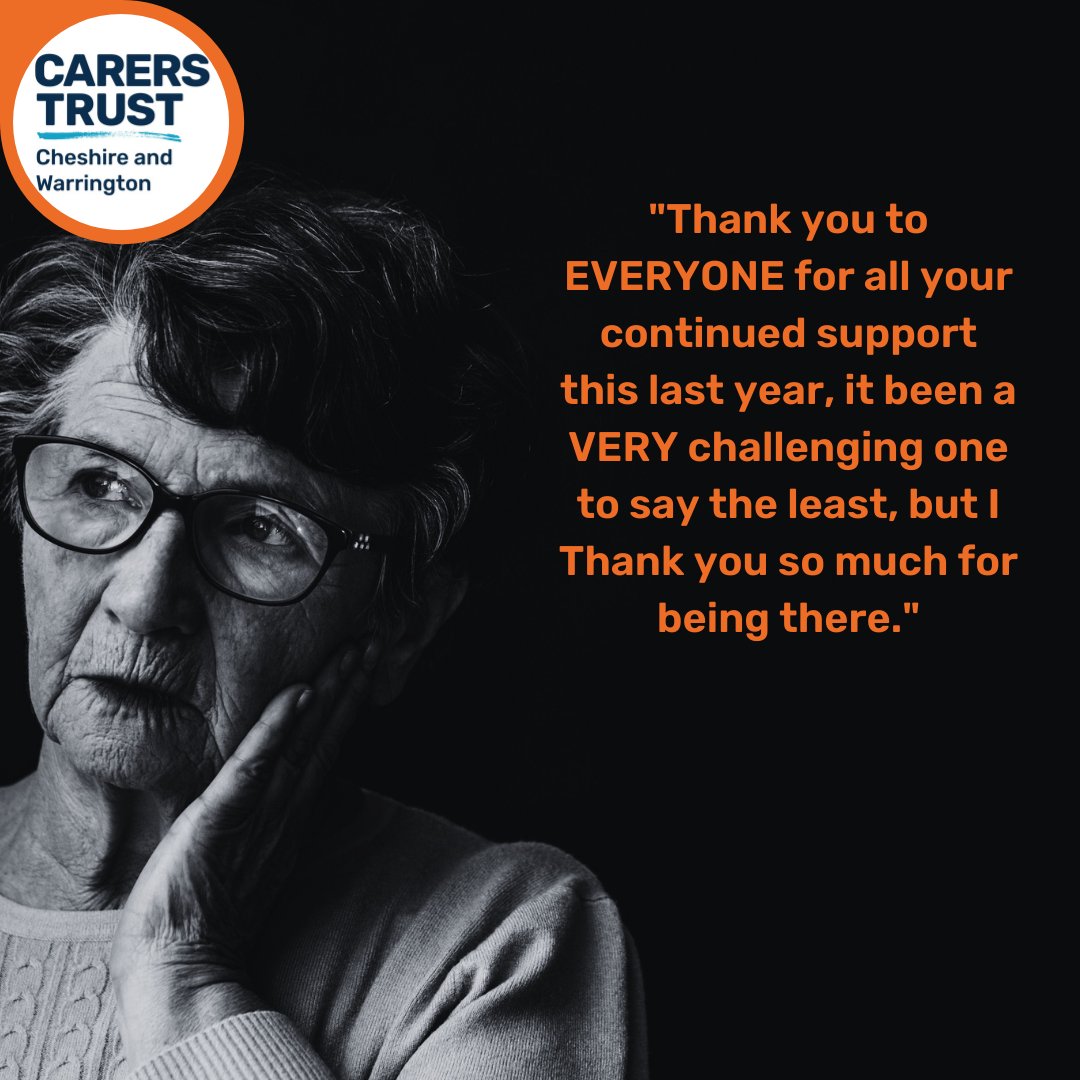 cheshirecarers1's tweet photo. Carer Feedback:

"Thank you EVEYONE for all your continued support this last year, it been a VERY challenging one to say the least, but I Thank you so much for being there."

#Carer #care #love #restbite https://t.co/SI6D4NB5q1