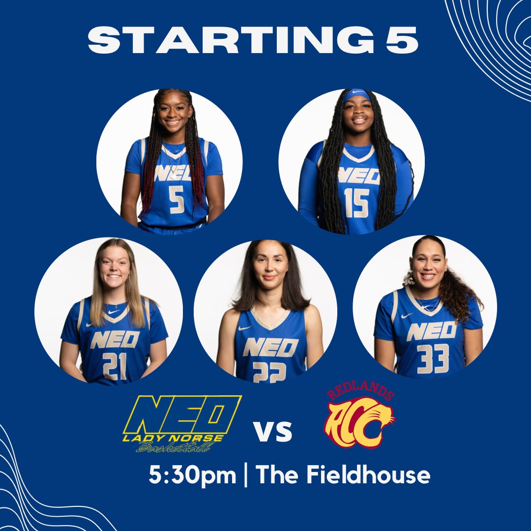 NEO_WBBall's tweet image. ❕#GameDay | #BackAtHome❕ 

📍The Fieldhouse

🆚 Redlands

⏰ 5:30pm

💻 neoathletics.com/sports/2018/8/…

#TheNorseWay | #RowNorseRow