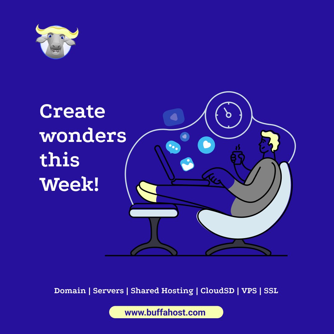 Buffahost's tweet photo. Start, build, launch something wonderful and of course, on our sweet servers!

Have a super productive week.

https://t.co/6ZEuLqK5rM

#BitcoinCrash #mondaythoughts #webdevelopment #blockchain  #mobileapp #domainforsale #webhosting #webhostingservices #cryptotrading #NFTs Russian https://t.co/fyDF4NVN3d