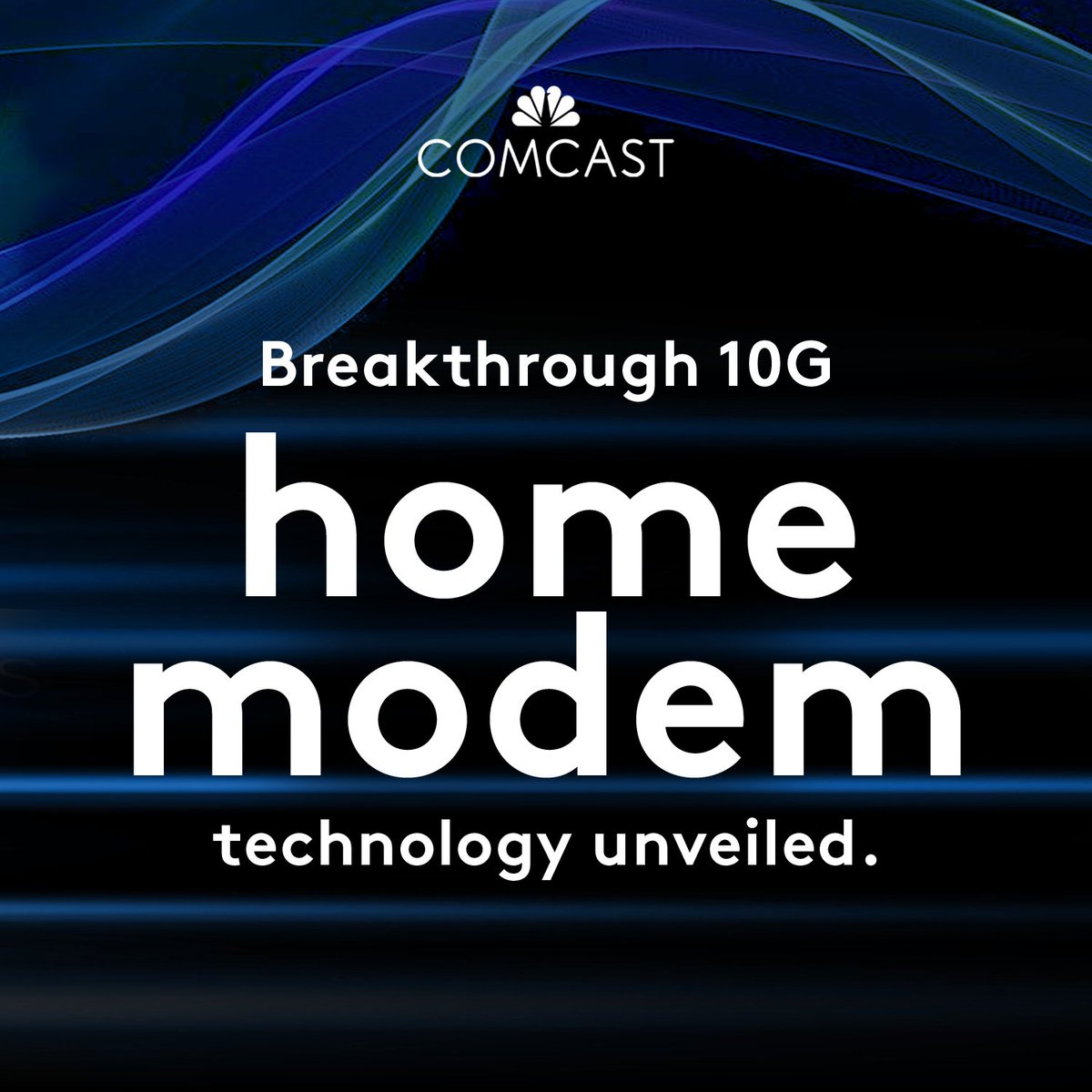 comcast's tweet photo. We’re hitting technical milestones at 10G speed. See how Comcast is preparing our network to deliver Internet speeds of 10 gigabits per second: https://t.co/Y9jRQzvRZA https://t.co/Tn9dEuumTt