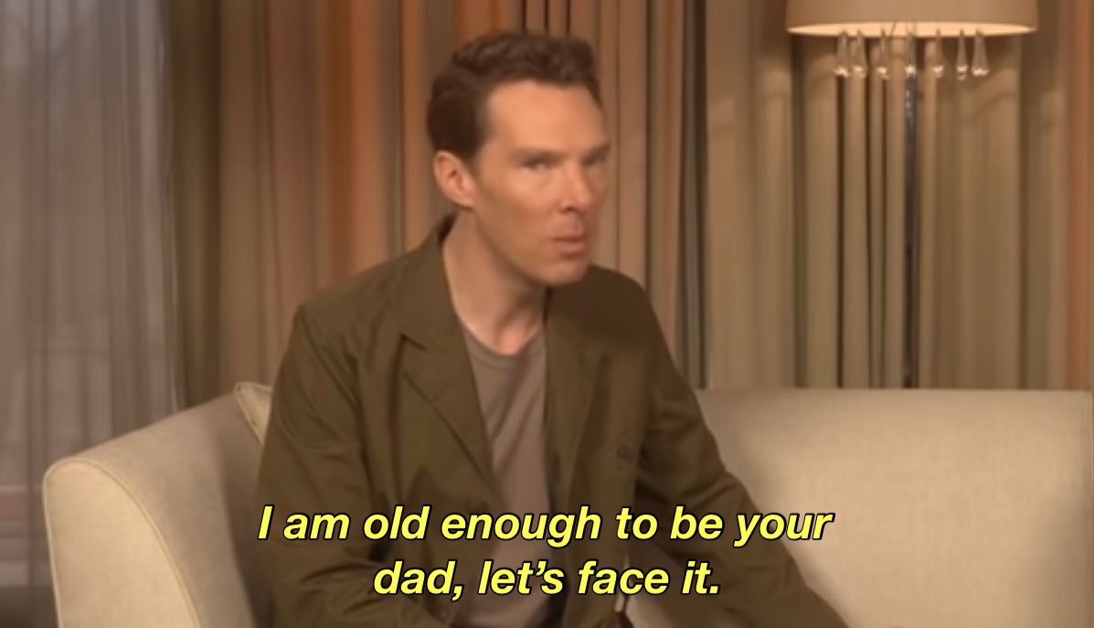 Out of Context Cumberbatch tweet media