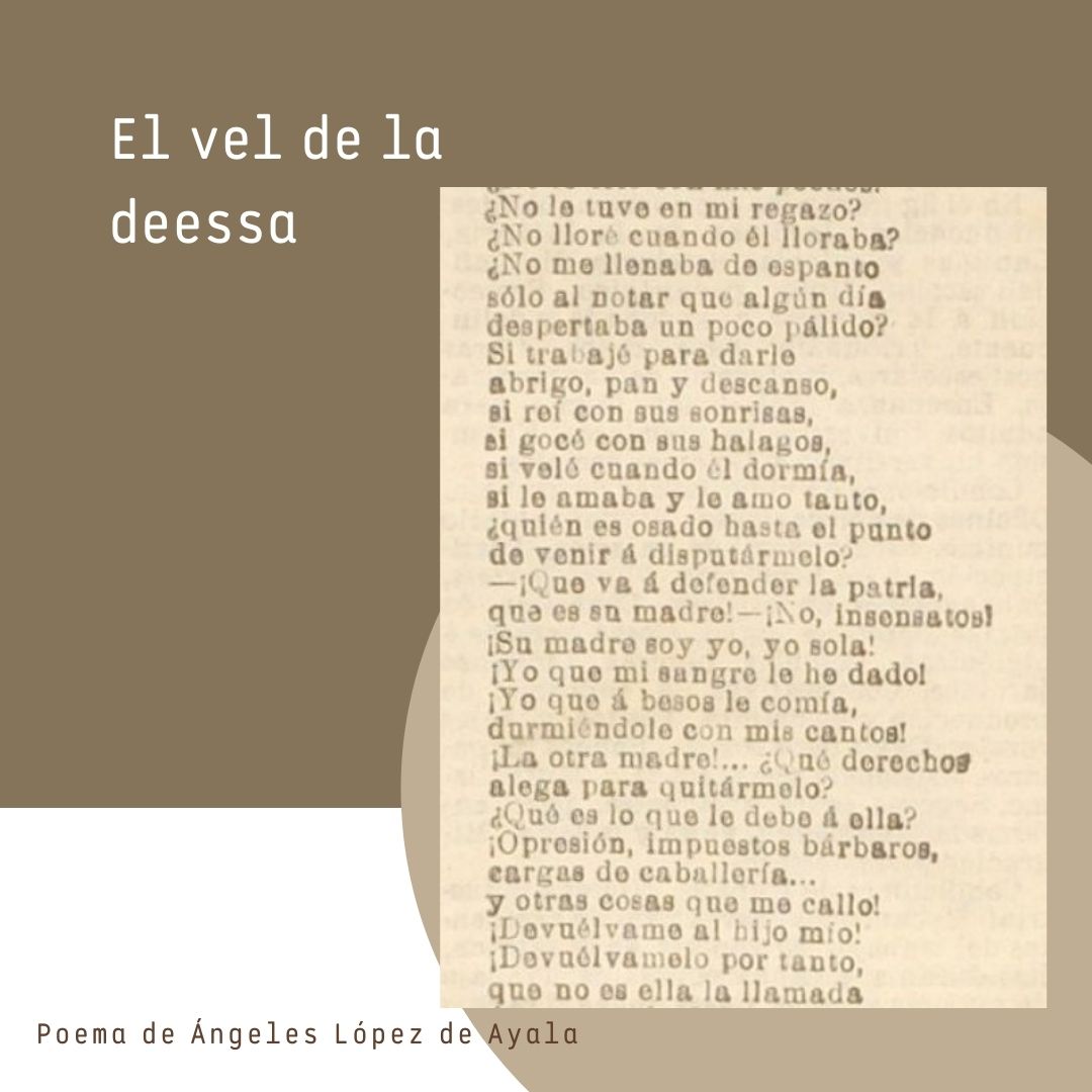 ElDeessa's tweet photo. Poema de l'Ángeles López de Ayala publicat el juliol de 1909 a El Progreso.
No a la guerra.
#elveldeladeessa #noalaguerra #angeleslopezdeayala #barcelona #elprogreso #historia #poema #gloriasabate #modernisme #guerradafrica @SabateMarin https://t.co/F9PqPwHYer