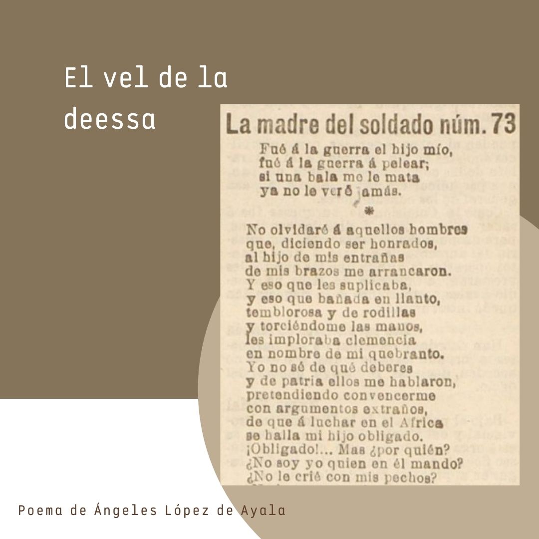 ElDeessa's tweet photo. Poema de l'Ángeles López de Ayala publicat el juliol de 1909 a El Progreso.
No a la guerra.
#elveldeladeessa #noalaguerra #angeleslopezdeayala #barcelona #elprogreso #historia #poema #gloriasabate #modernisme #guerradafrica @SabateMarin https://t.co/F9PqPwHYer
