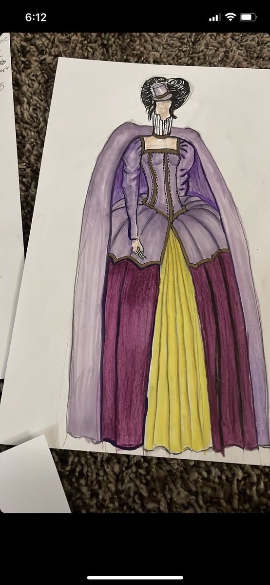 Jaesoun_MW's tweet photo. Just studying the classics #fashionart #fashiondesigner #arthistory #drawing #purple #yellow #queen #smallhat #art #design https://t.co/lF7GribjiQ