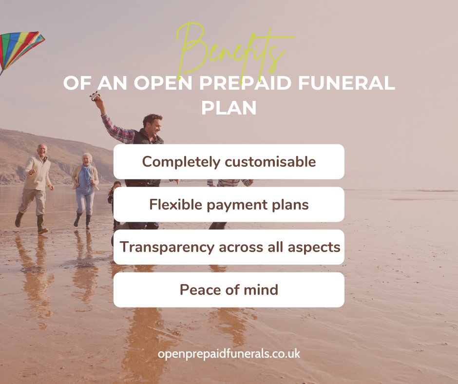 Have you ever wondered what some of the benefits are to taking out a prepaid funeral plan with Open? 

Well here are some of those benefits: