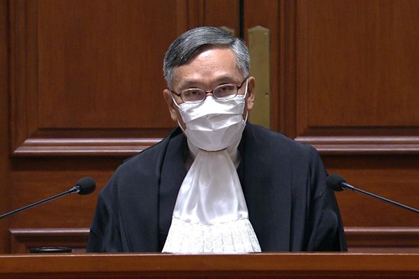 newsgovhk's tweet photo. The ceremonial opening of the #LegalYear2022 is held at the Court of Final Appeal on January 24 #AndrewCheung https://t.co/kCC5idJM5V https://t.co/vVx9hJZVSb