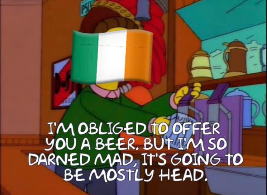 iresimpsonsfans's tweet photo. How the Irish Government are dealing with the Russians https://t.co/VrrhT4Pw6F