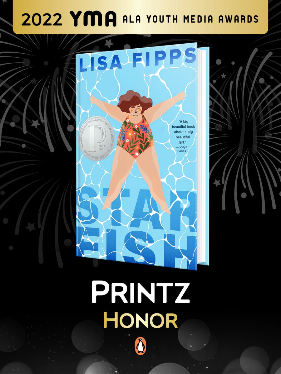 OMG!!!! Congrats <a href="/AuthorLisaFipps/">Author Lisa Fipps</a>!! 🎉🎉🎉🎉

STARFISH is a <a href="/yalsa/">YALSA</a> Printz Honor book! #ALAyma
