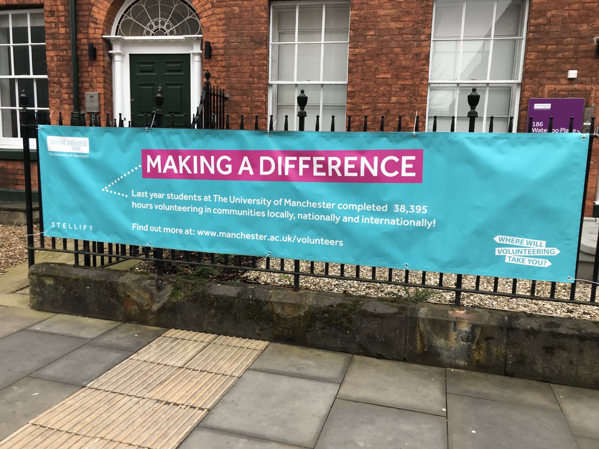UoM Volunteering (@uomvolunteering) on Twitter photo Last academic year, <a href="/OfficialUoM/">The University of Manchester</a> students completed 38,395 volunteering hours. Help us reach our target of 15,000 hours by the end of Student Volunteering Week to make 2021/22 a recording breaking year! man.ac.uk/mfpJr3 Last academic year, <a href="/OfficialUoM/">The University of Manchester</a> students completed 38,395 volunteering hours. Help us reach our target of 15,000 hours by the end of Student Volunteering Week to make 2021/22 a recording breaking year! man.ac.uk/mfpJr3