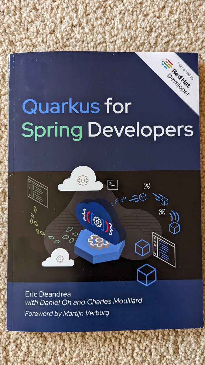edeandrea's tweet image. Printed copies have arrived! @QuarkusIO for @springframework developers! Gets your free copy today!
#KubernetesNativeJava
red.ht/quarkus-spring…