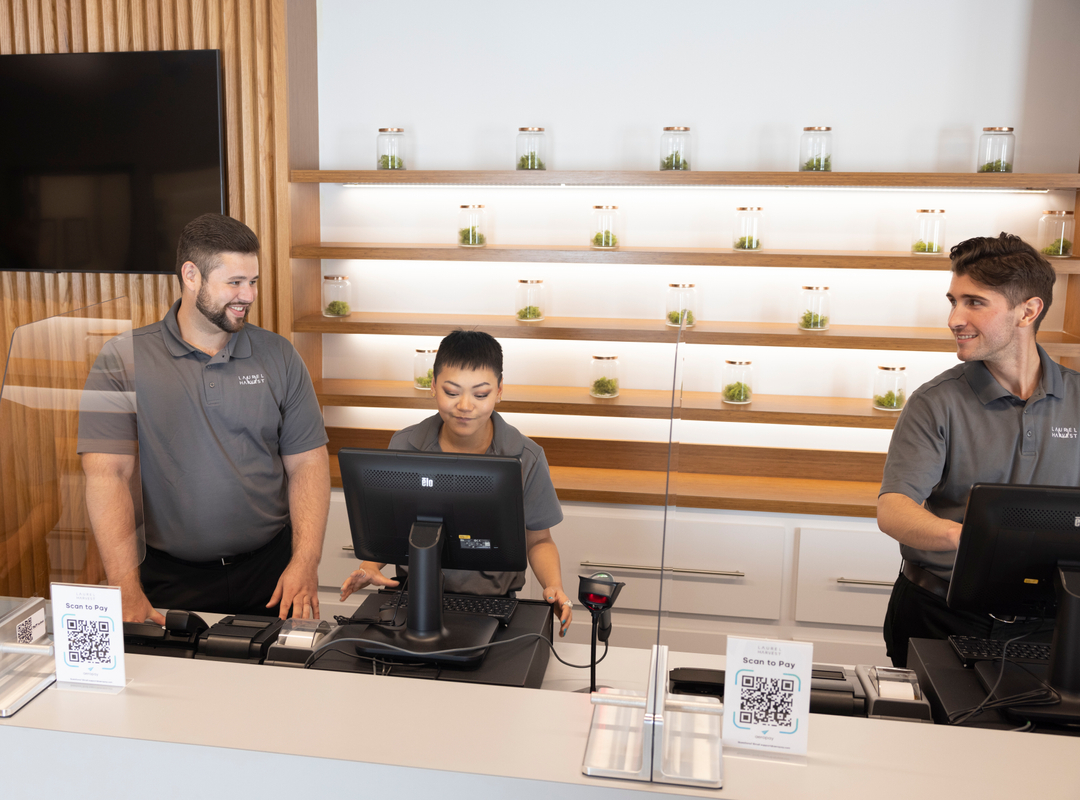 Did you know you can reserve your products online and choose curbside pickup? Shop safely from the comfort of your home. We've got our full menu online plus our daily deals.

- LAURELHARVEST.COM/SHOP -