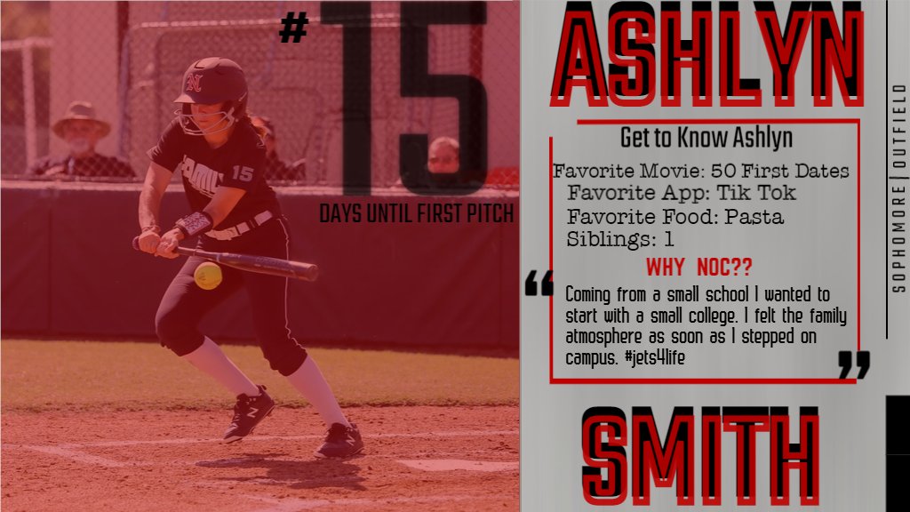 NOCEnidSB's tweet photo. We are 15 days out from first pitch!! 

Introducing @ashlynS1608 https://t.co/x7AiDn85be