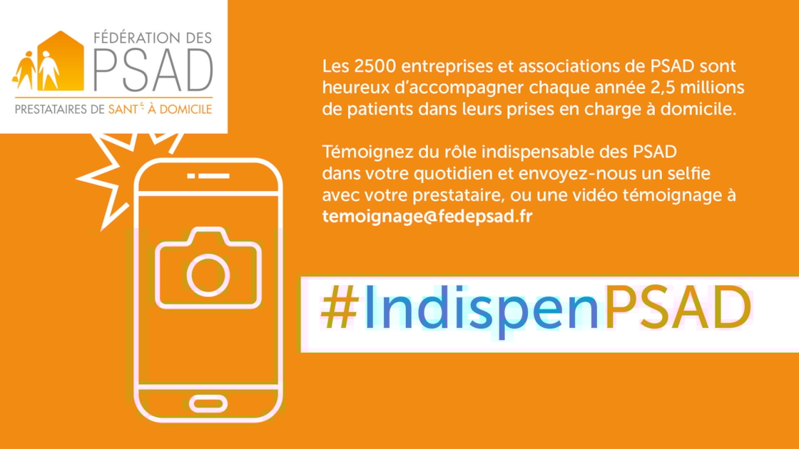 #IndispenPSAD 🤜🤛

Les #PSAD accompagnent et contribuent à l’autonomie de 2,5 millions de patients par an. Pour rendre leur action visible, la FEDEPSAD lance la campagne #IndispenPSAD.

Pour en savoir plus 👉  cutt.ly/aIMJgPl