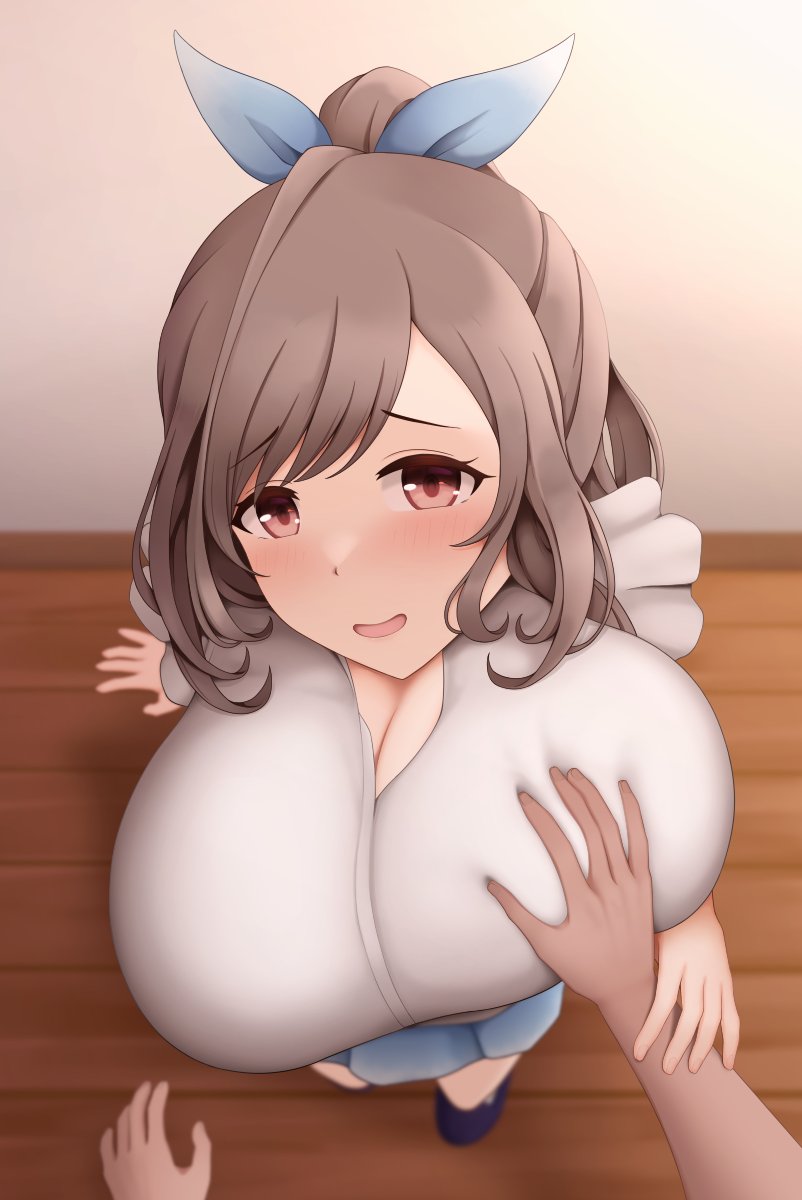 自分の乳肉が『武器である』と理解しているこがたん(Pカップ)
+貞操観念が完全にぶっ壊れてる世界線でありそうなAVパッケージ風コラ

pixiv等はツリーにあります 