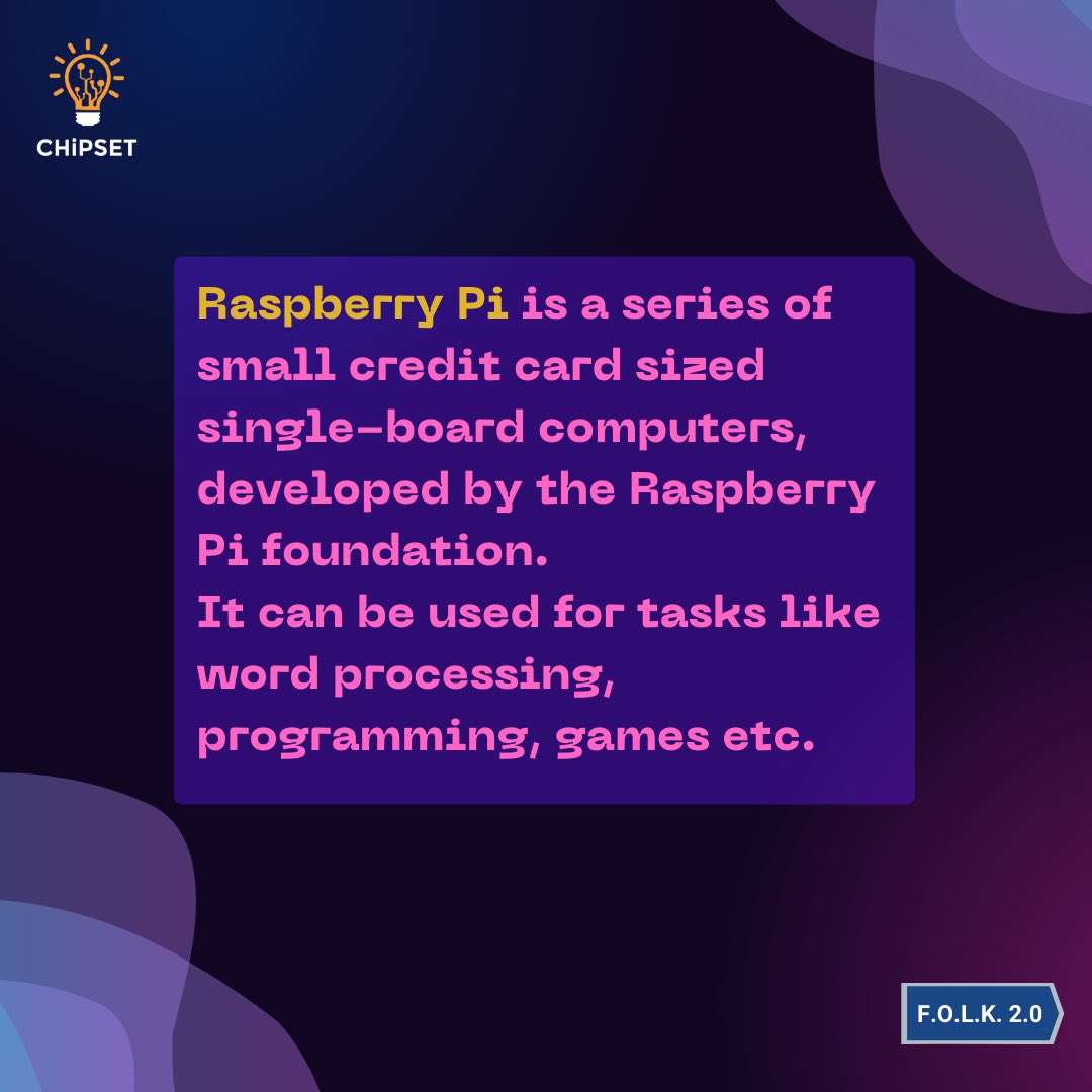 chipsetrmp's tweet photo. Have you been wondering what a Raspberry Pi even is ?
How can one computer be  packed into a credit card sized board ?

Let’s see what this peculiar little thing is all about with today’s post.
#raspberrypi  #raspberrypi4  #raspberry3 #raspberrypi #iot #technology 
#iotprojects https://t.co/Msu4UiZBH4