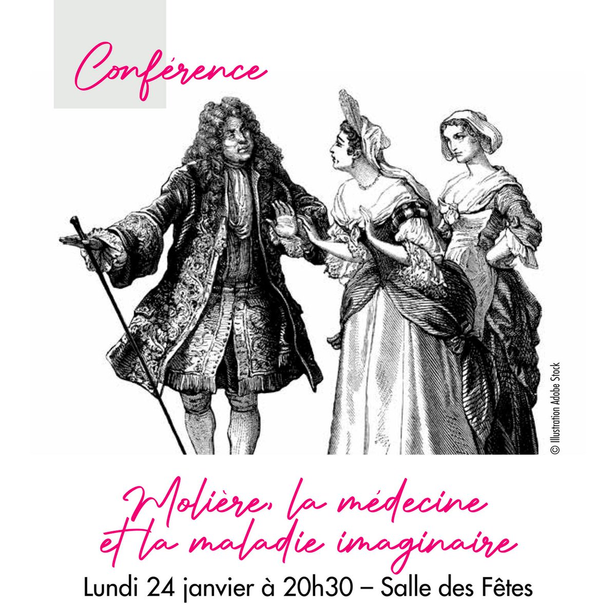 🎭𝗟𝗲 𝗠𝗼𝗶𝘀 𝗠𝗼𝗹𝗶𝗲̀𝗿𝗲🎭
📆  𝐂𝐞 𝐬𝐨𝐢𝐫  𝗮̀ 𝟮𝟬𝗵𝟯𝟬 - 𝗦𝗮𝗹𝗹𝗲 𝗱𝗲𝘀 𝗙𝗲̂𝘁𝗲𝘀
𝗖𝗼𝗻𝗳𝗲́𝗿𝗲𝗻𝗰𝗲 𝘁𝗵𝗲́𝗮̂𝘁𝗿𝗮𝗹𝗲 - 𝗠𝗼𝗹𝗶𝗲̀𝗿𝗲, 𝗹𝗮 𝗺𝗲́𝗱𝗲𝗰𝗶𝗻𝗲 𝗲𝘁 𝗹𝗮 𝗺𝗮𝗹𝗮𝗱𝗶𝗲 𝗶𝗺𝗮𝗴𝗶𝗻𝗮𝗶𝗿𝗲
ℹ  Info &amp; réservation ⬇
savigny.org/agenda/moliere…