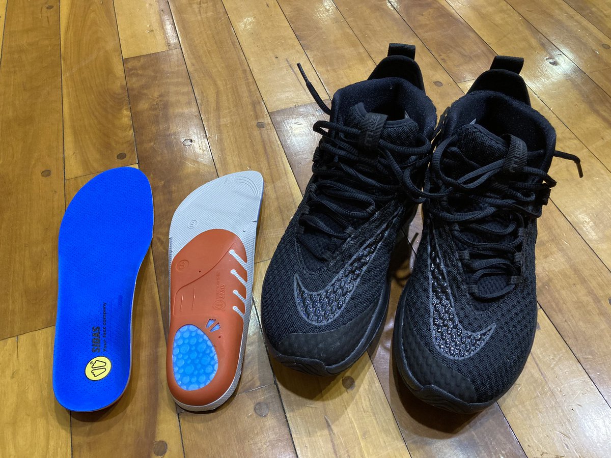 BB5Shin's tweet photo. 本日の🏀の"主役"は"バッシュ"ではなく…先日購入したばかりの"インソール"、「SIDAS ACTION 3D」です😁
"王道"の一つと言われるこのインソールのパフォーマンス、じっくりと楽しませて頂きます😎
#SIDAS
#ACTION3D
#インソール
#Nike
#ZoomRize https://t.co/q693jXvBR0