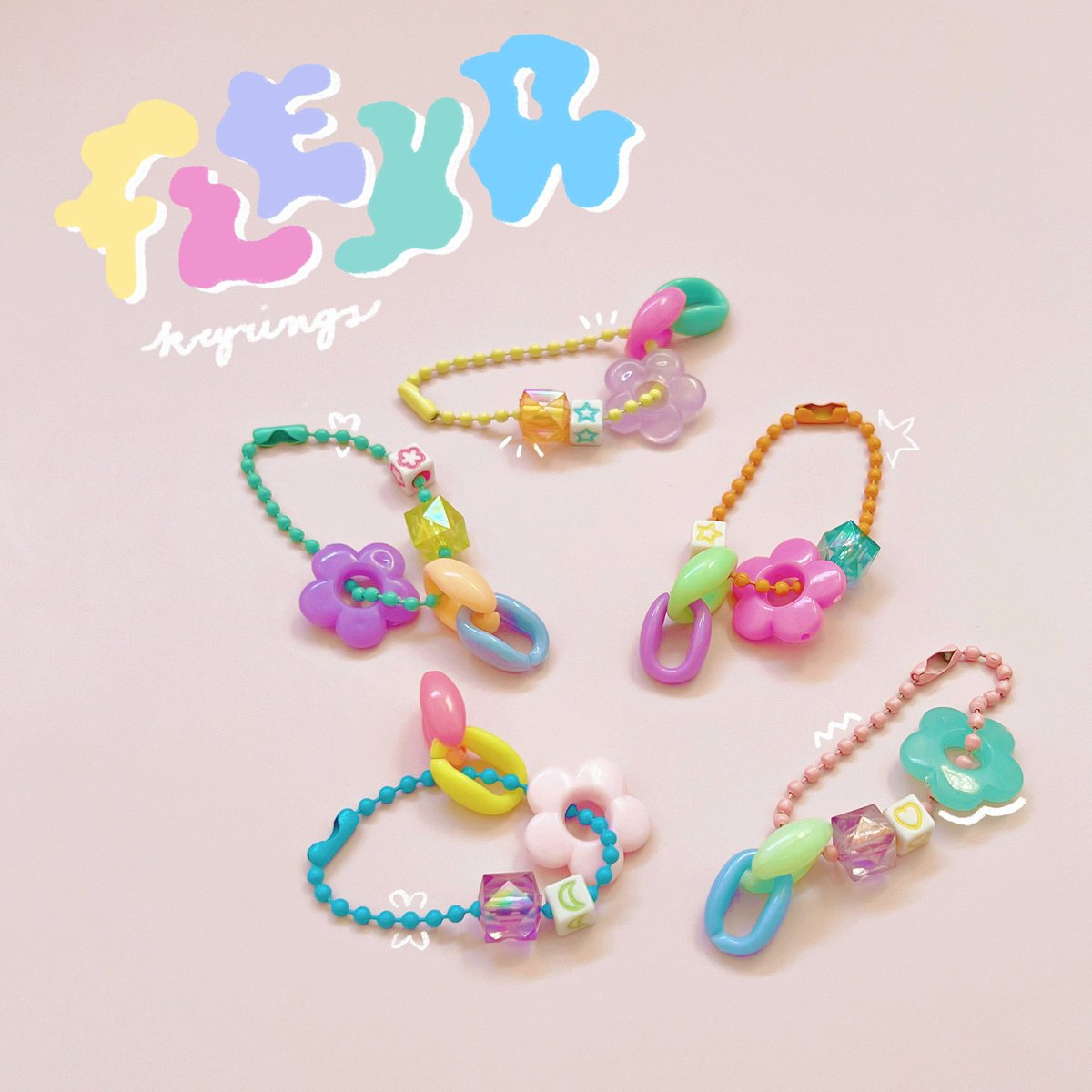 Fleur Keyrings now live on our Shopee account! ✿