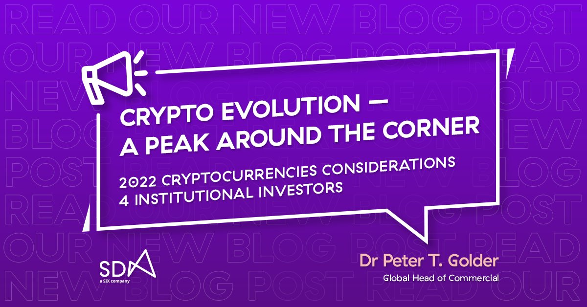 petergolder's tweet photo. Take a peak around the corner and read more about the 2022 #cryptocurrencies considerations 4 institutional investors, in my latest @SDX_global article: https://t.co/KnXEww9ABc
#SDX #SIXdigitalexchange #crypto #NFT #Defi #cryptonews https://t.co/bdXMxYzghN
