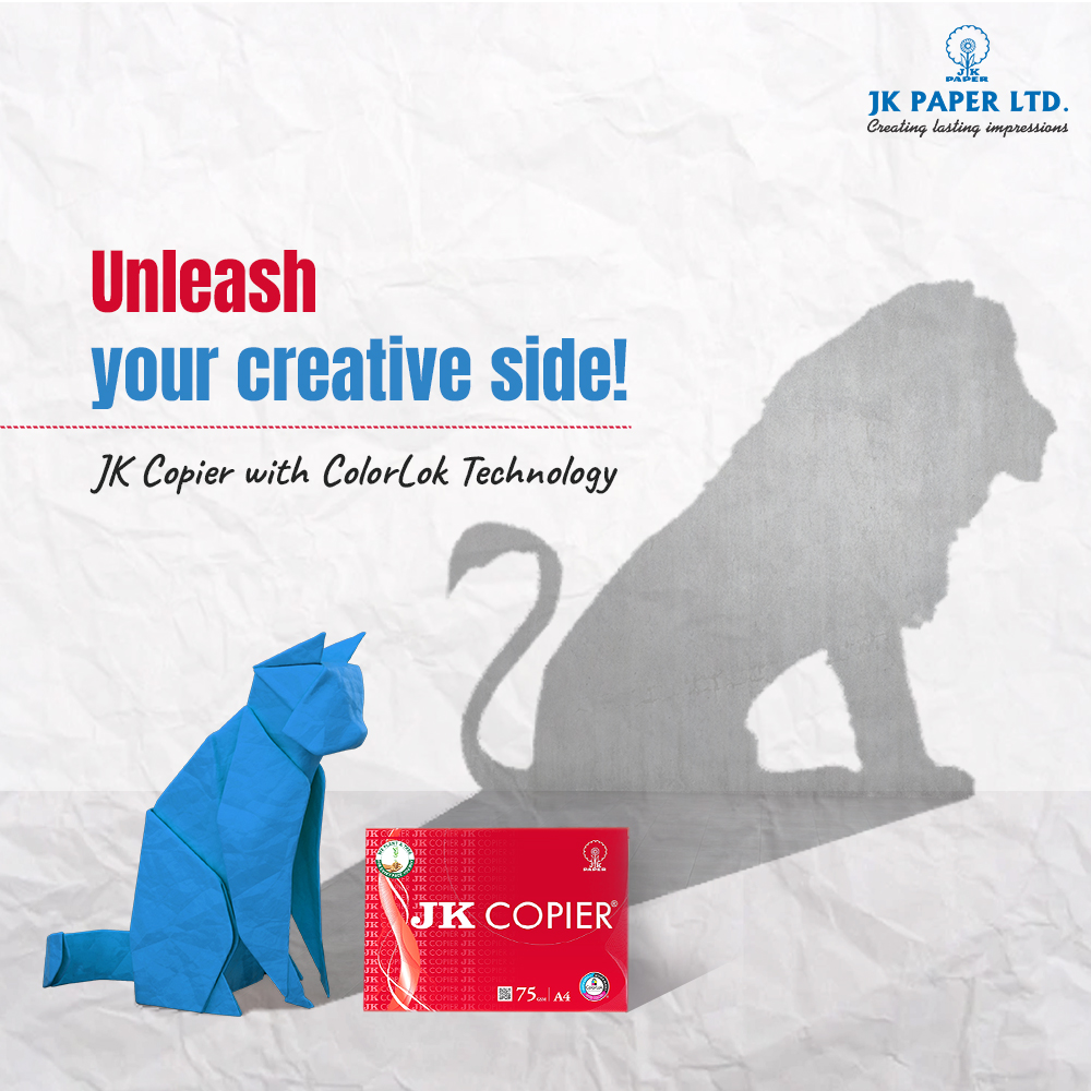 JKPaperIndia's tweet photo. The true reward of creativity is the process itself! Present your creative skills in the best way with JK Copier ColorLok Technology.
#JKPaper #JKCopier https://t.co/TUyK1o0cU4