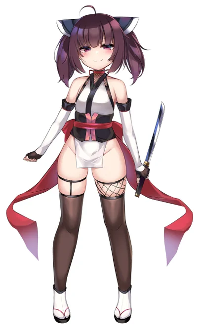 いつものツインテくノ一きりたんも
負けなそう 