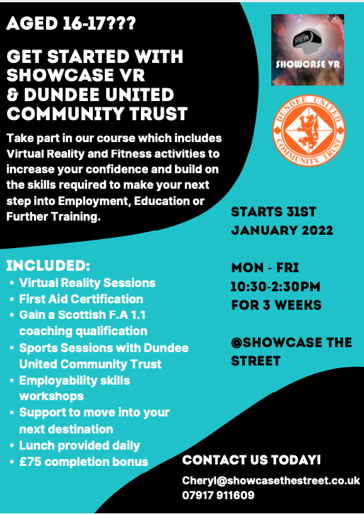 Still time to sign up to our VR and sports course! Call / text / email/ or PM us on here for more information!