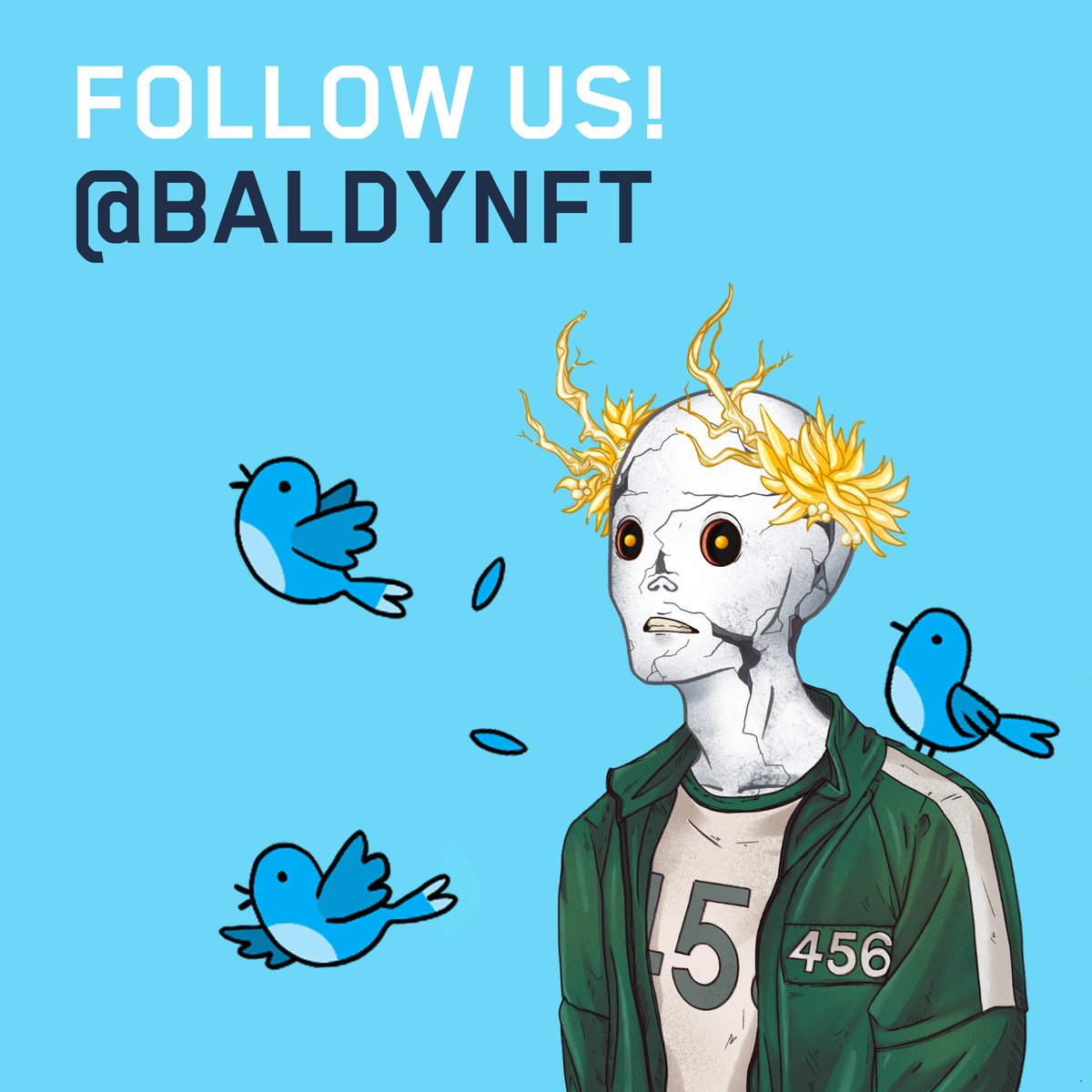 BaldyNft's tweet photo. 10,000 survivors are waiting to be collected. Follow @BaldyNft for more updates. #NFTCommunity #NFTGame #nftart #ETH #opensea https://t.co/BeEGgj48G7
