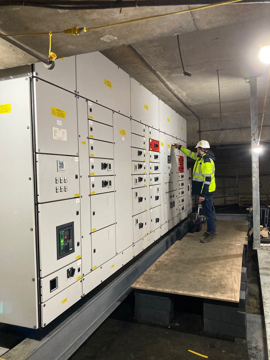 indswitchserv's tweet photo. 1250a Essential/Non-essential switchboard expertly installed onto a mezzanine floor in Greater Manchester, inspected and tested by our very own commissioning engineer Gavin. 
Feel free to contact us if you have any LV/ HV requirements at sales@iss-services.co.uk. https://t.co/DfsS7xjbK8