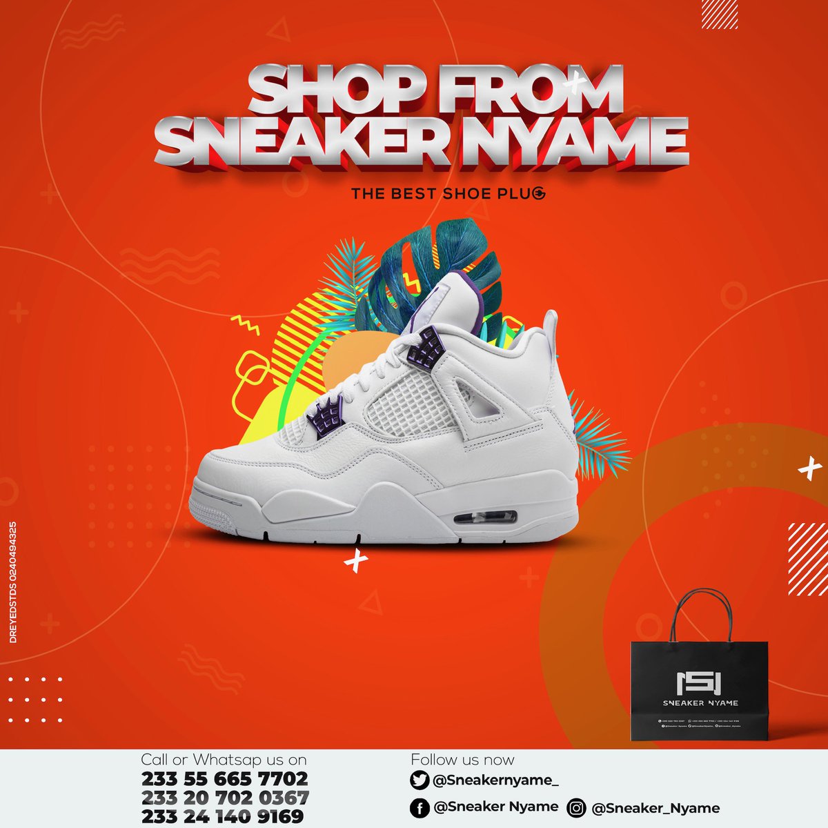 Sneakernyame's tweet photo. As you dey here, Retweet my hustle https://t.co/im7jTZhJO4