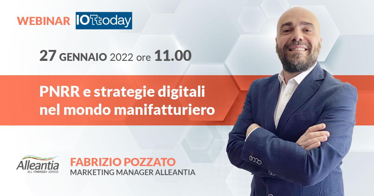 Alleantiasrl's tweet photo. #Webinar - 27 gennaio ore 11-12 by #IOTtoday
#PNRR e strategie digitali nel mondo #manifatturiero by IOTtoday
Allacciate le cinture, la rivoluzione digitale è iniziata!
@Cisco e @Alleantiasrl 
ISCRIVITI:
https://t.co/3RJ95IlY3K
#software #IIoT #Industry40 @TechDataItalia https://t.co/xFo9EeNpgo