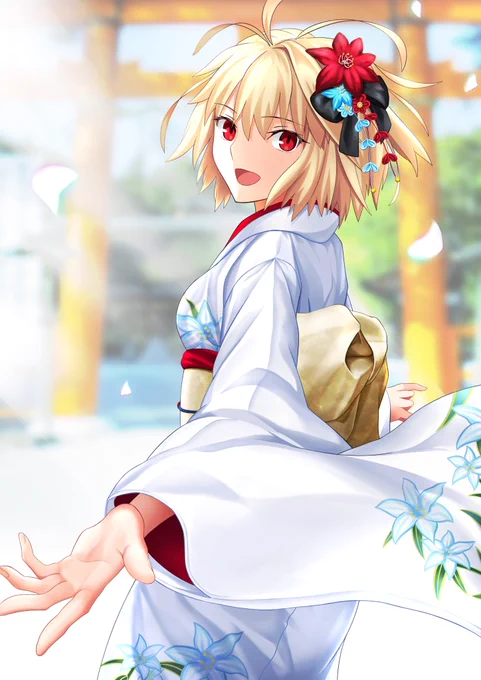 アルクェイドと初詣 