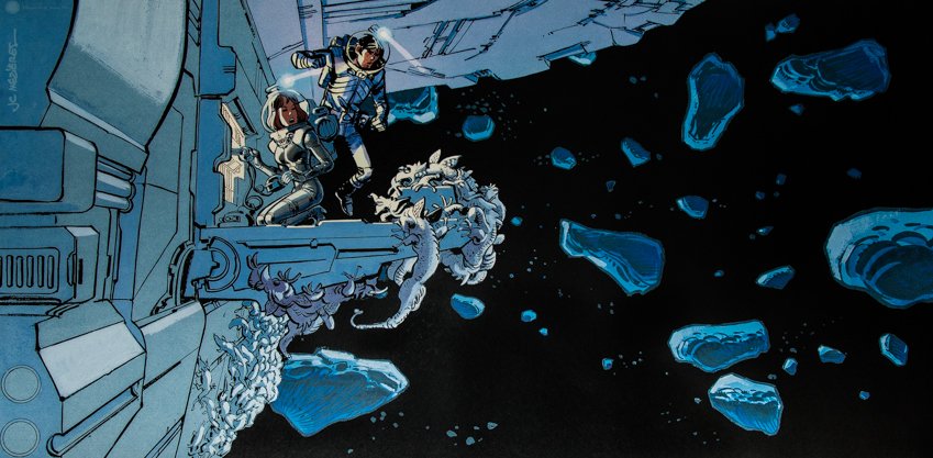 ODPomery's tweet image. I don&apos;t do a lot of &apos;in memoriam&apos; tweets, but the book I&apos;m working on right now, looks the way it looks because of Jean-Claude Mézières and everything that he influenced. What a contribution. (1938-2022).